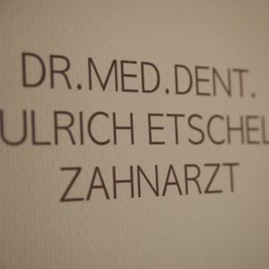 Dr. med. dent. Ulrich Etschel